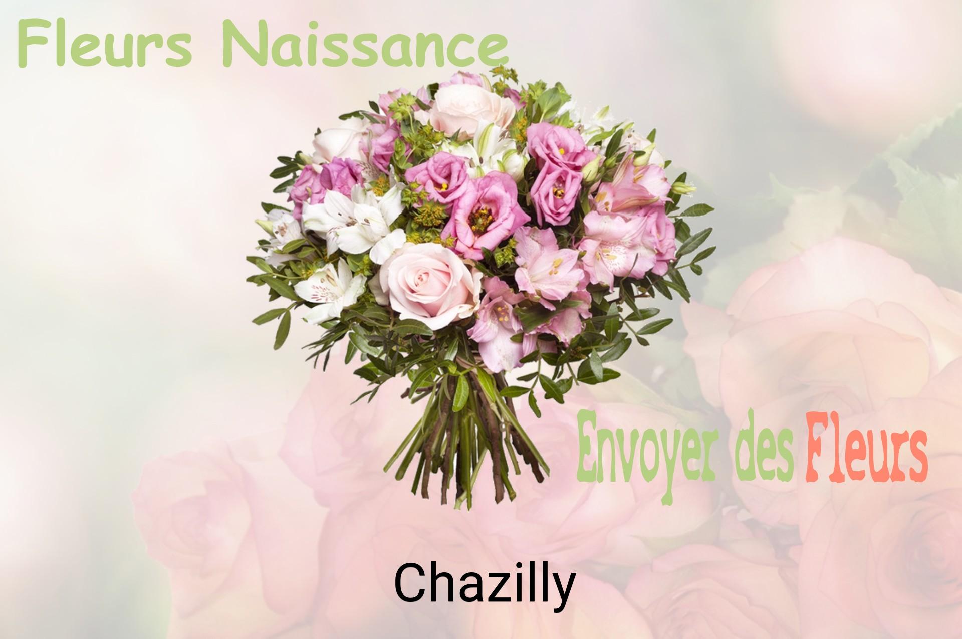 Bouquet de fleurs de naissance livré à Chazilly