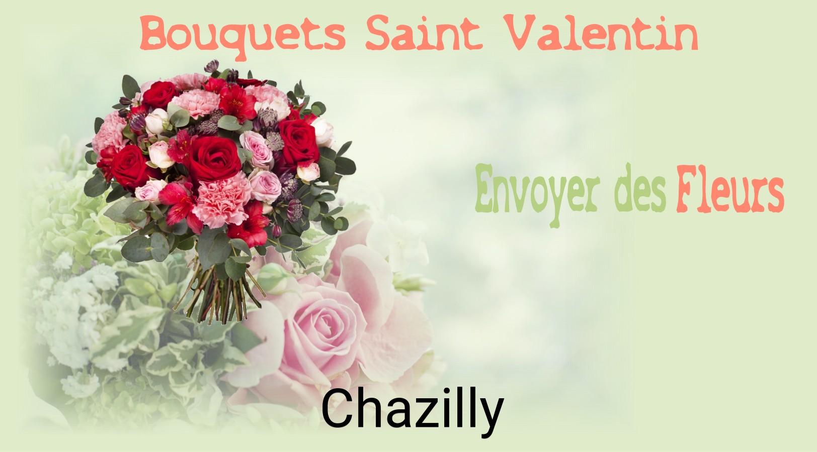 Roses de Saint-Valentin livrées à Chazilly